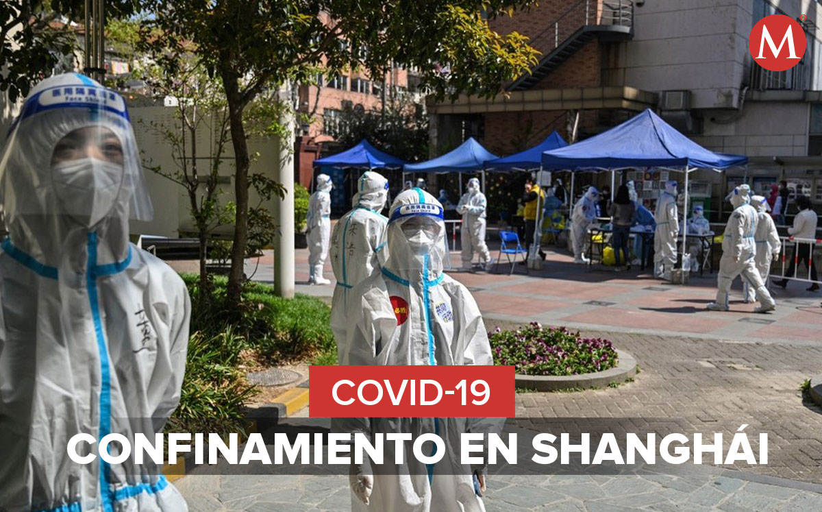 Confinamiento en Shanghái por covid-19. (AFP)
