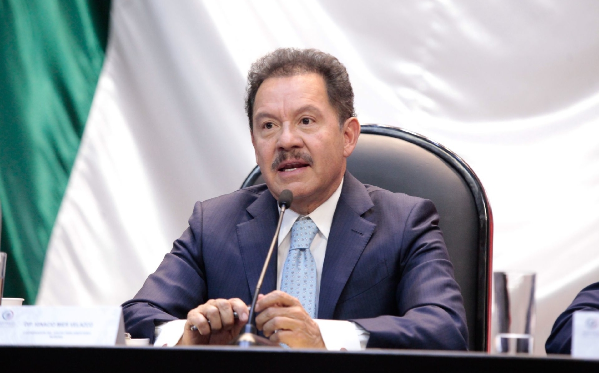 Ignacio Mier, coordinador de los diputados de Morena, durante una sesión del pleno. | Cuartoscuro