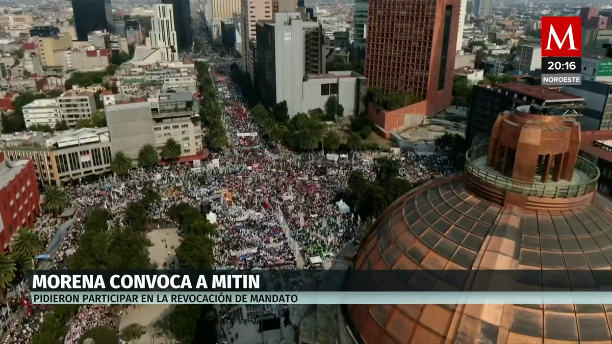 Por mitin en Monumento a la Revolución, cierran Paseo de la Reforma