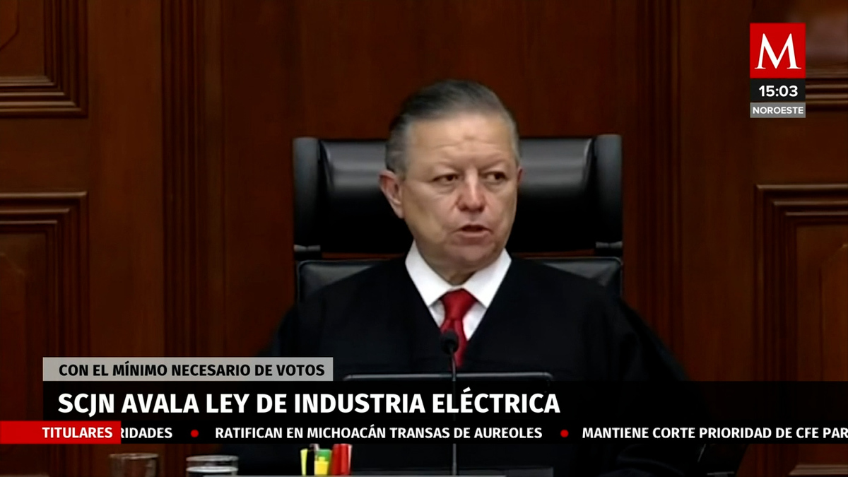 SCJN Avala lay de Industria eléctrica con el mínimo de votos