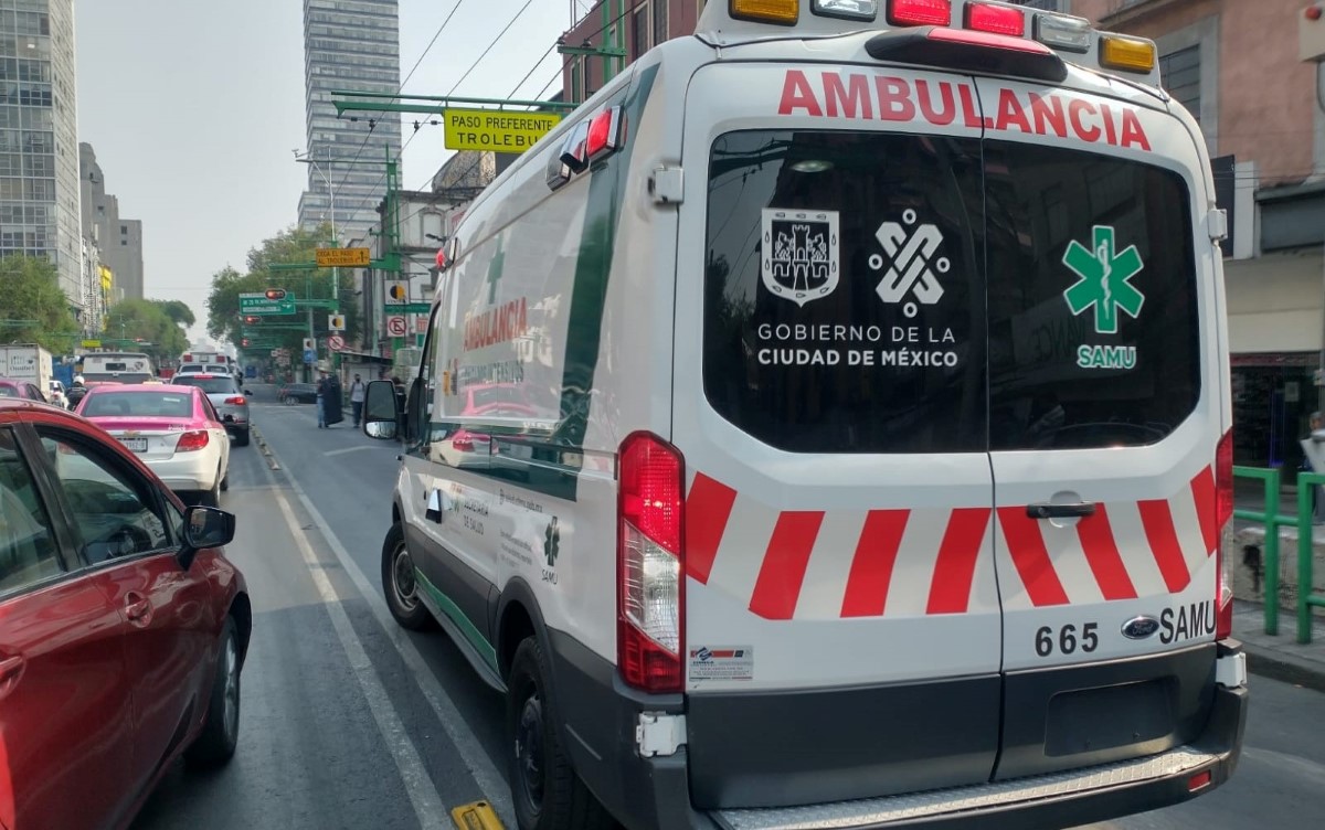 El accidente ocurrió en el cruce de Eje Central y Uruguay. | Carlos Tejeda