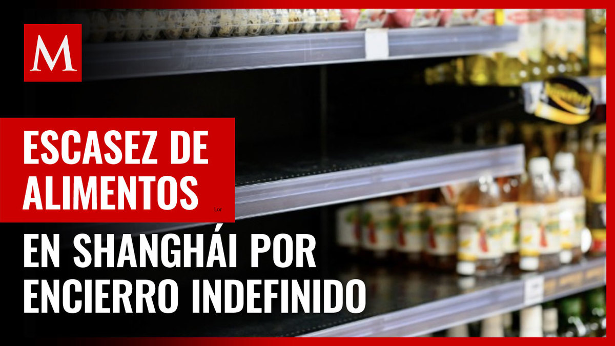 Alimentos escasean en Shanghái durante encierro indefinido por covid