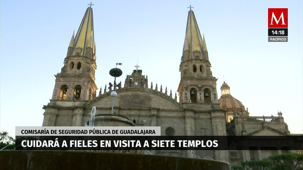 Alistan operativos de seguridad durante Visita a los Siete Templos