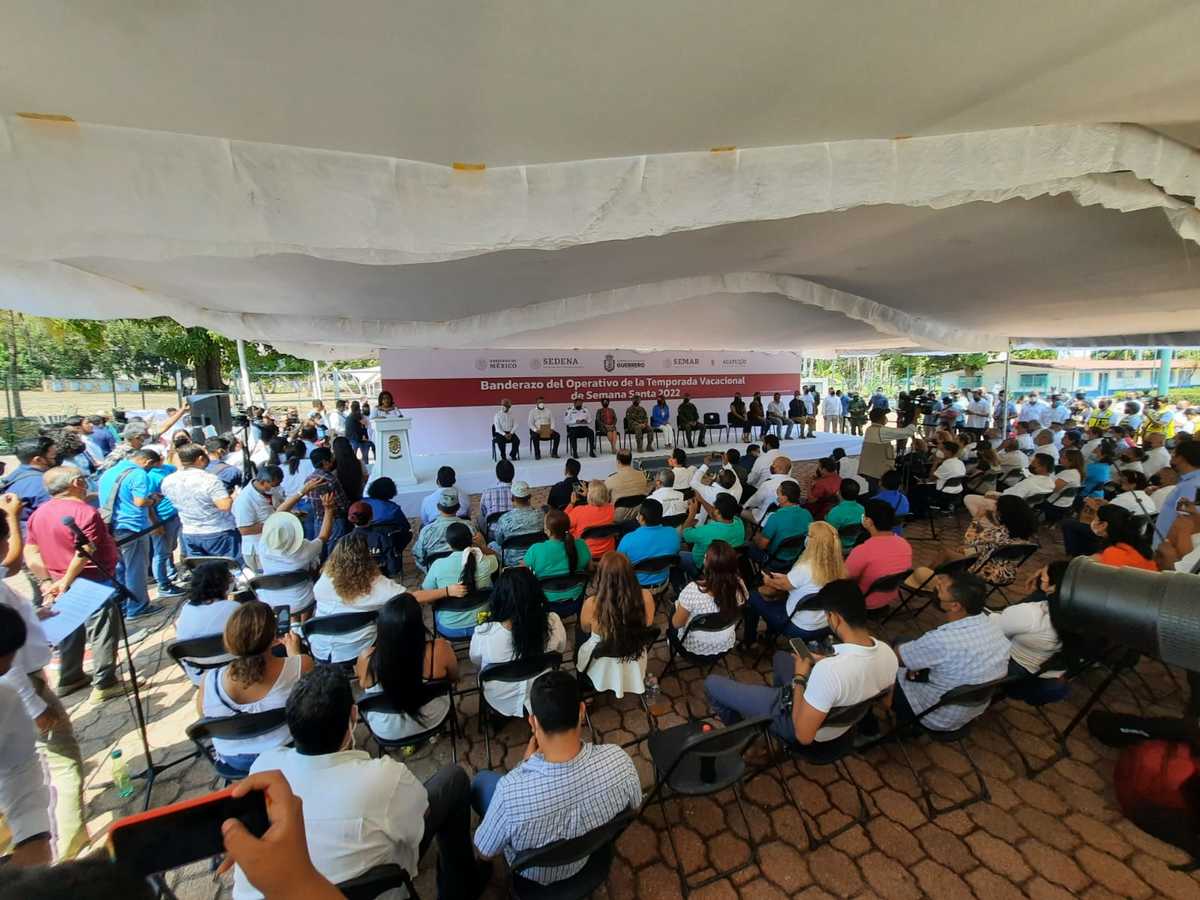 Banderazo del operativo de seguridad en Semana Santa. | Javier Trujillo