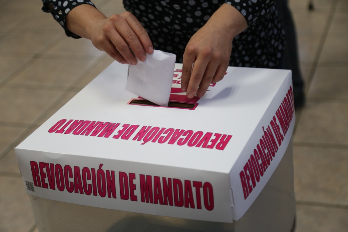 Casilla para la revocación de mandato. (Jorge Sánchez)