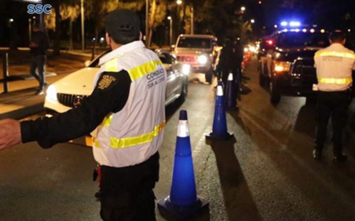 Alcoholímetro por Semana Santa en CdMx. (Twitter)