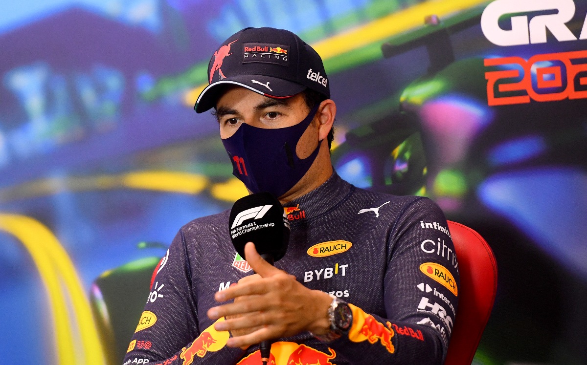 Checo Pérez saldrá en tercer lugar en el Gran Premio de Australia 2022 (AFP)