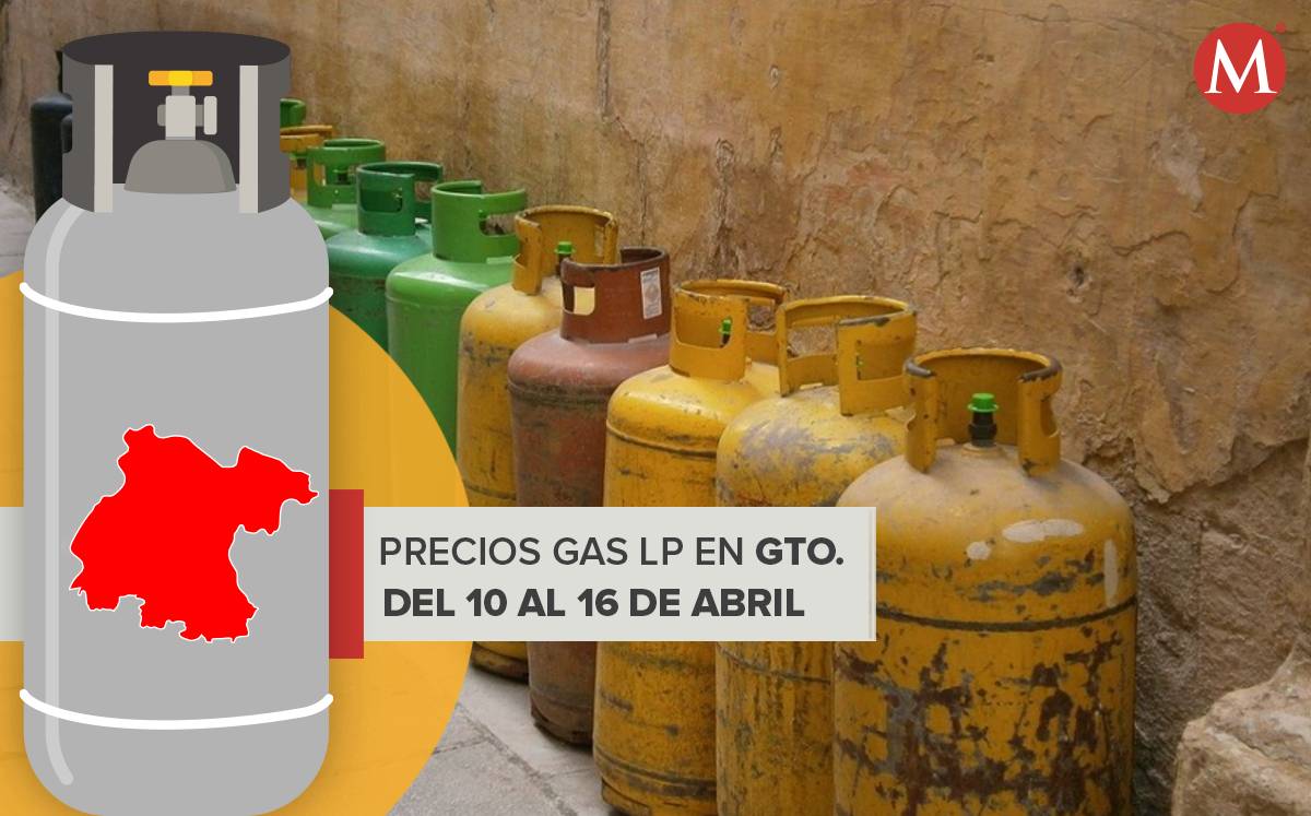 Precio del gas LP en Guanajuato