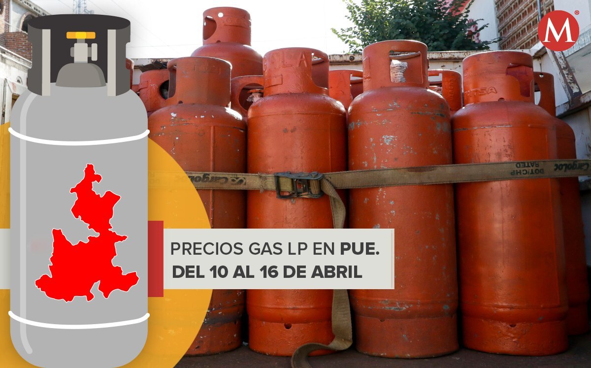 Precios del gas LP en Puebla del 10 al 16 de abril del 2022 | Agencia Enfoque