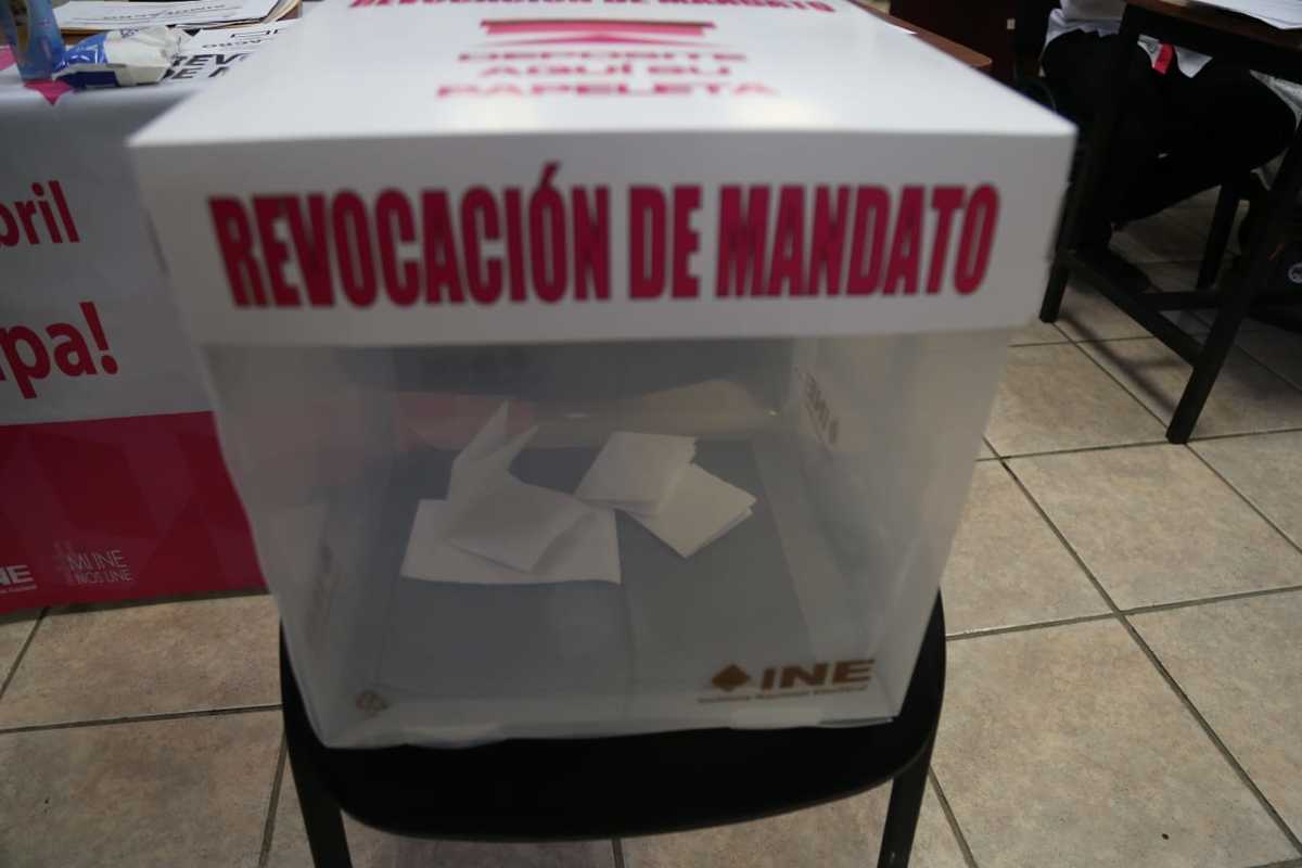 Revocación de mandato en vivo desde Hidalgo. (Jorge Sánchez)