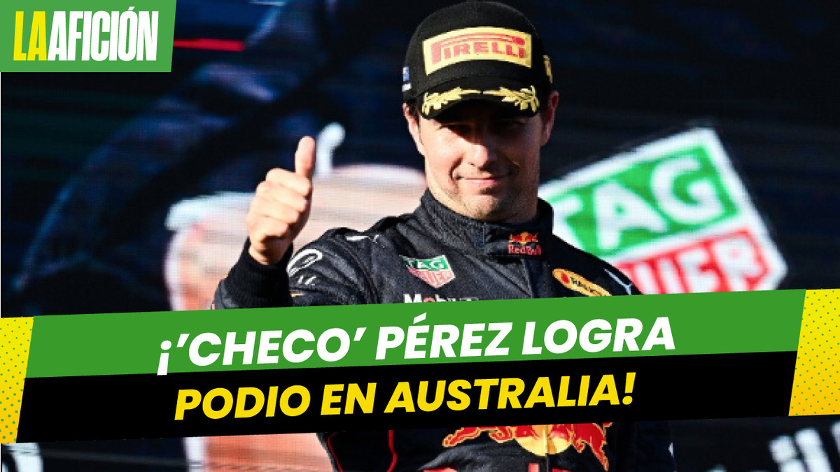 Checo Pérez logra el podio en el Gran Premio de Australia de la F1