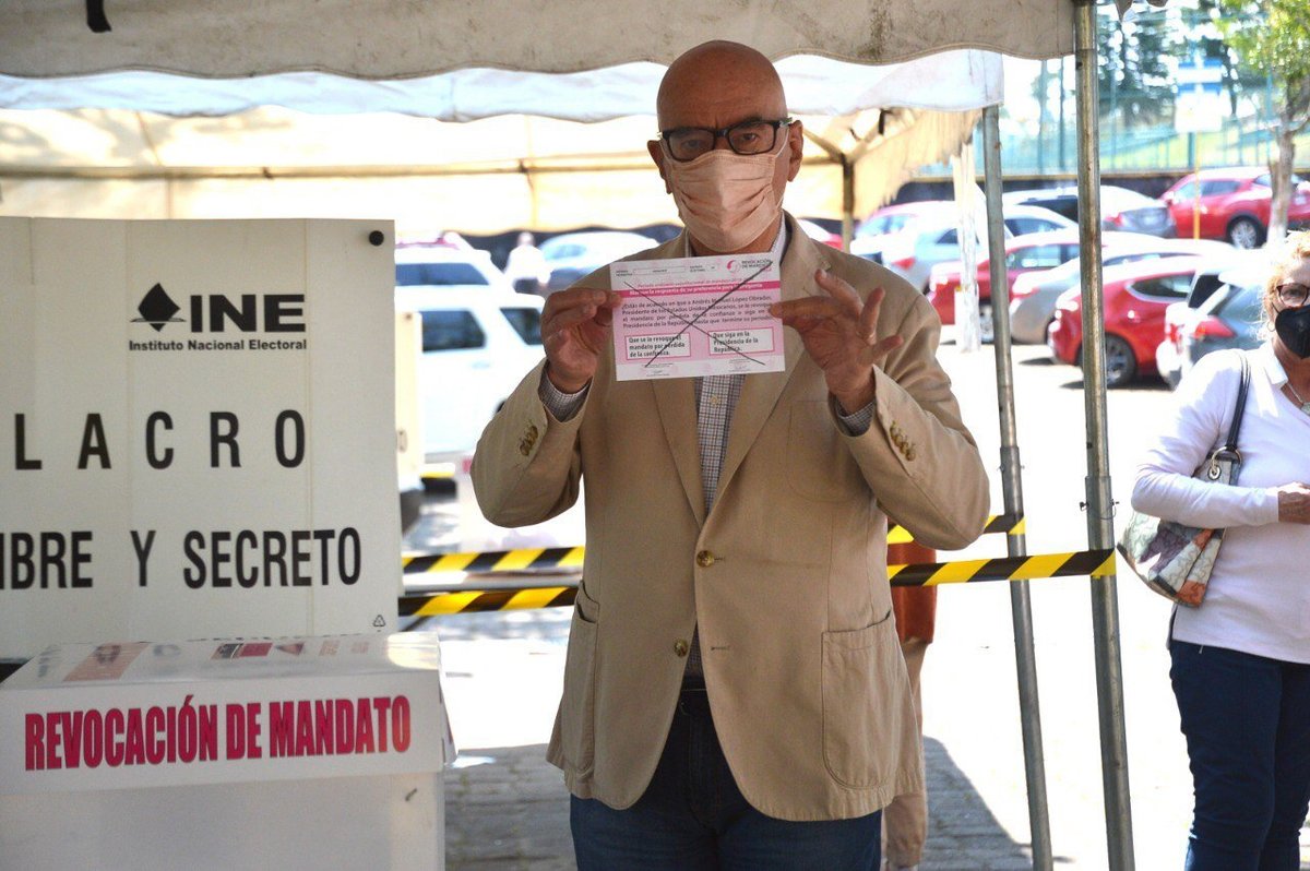 Dante Delgado anula voto; “capricho no pasará desapercibido” | Twitter @DanteDelgado