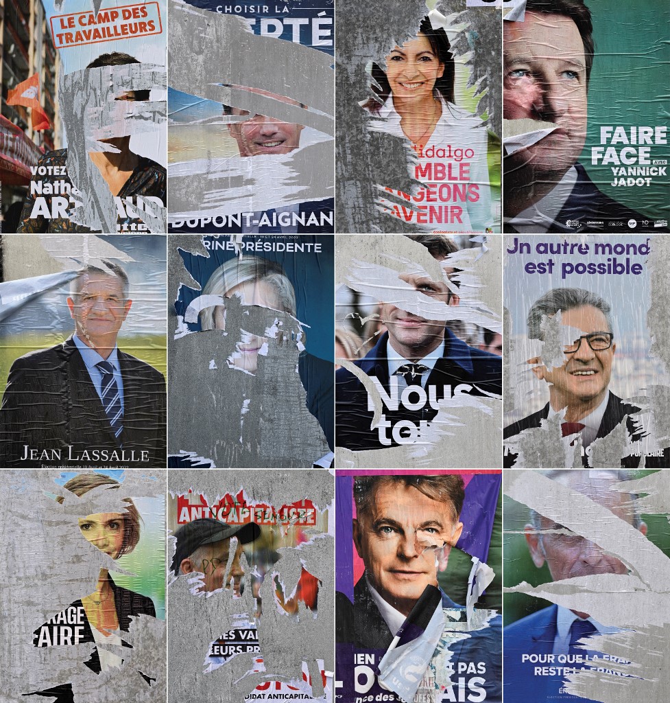 Las elecciones presidenciales de Francia se realizaron este domingo en su primera vuelta. (AFP)