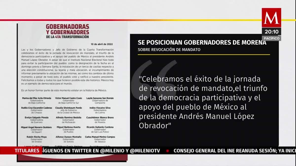 Gobernadores acusan que el INE dificultó el proceso