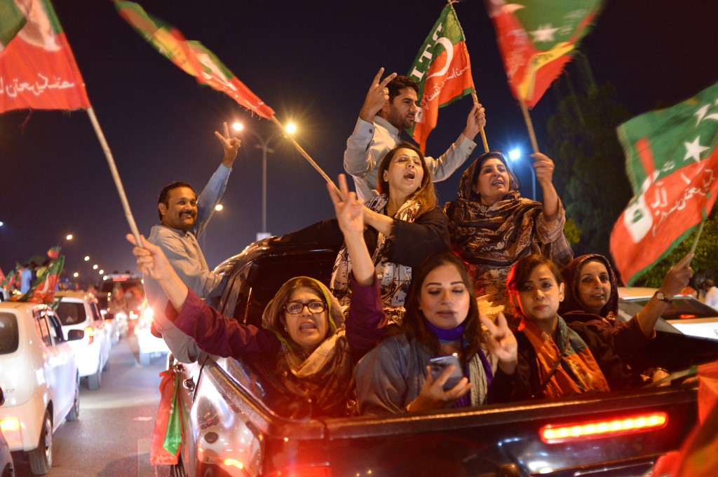 Imran Khan fue destituido como primer ministro de Pakistán. (AFP)