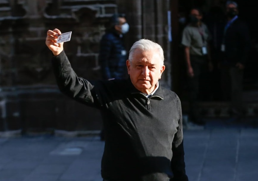 El presidente Andrés Manuel López Obrador. (Araceli López)