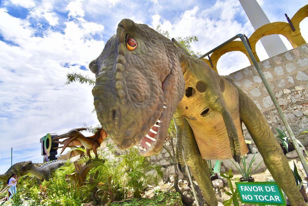 Se trata de cinco figuras de dinosaurios aéreos y terrestres diferentes a la exposición que estuvo disponible a finales del 2021. | Cortesía
