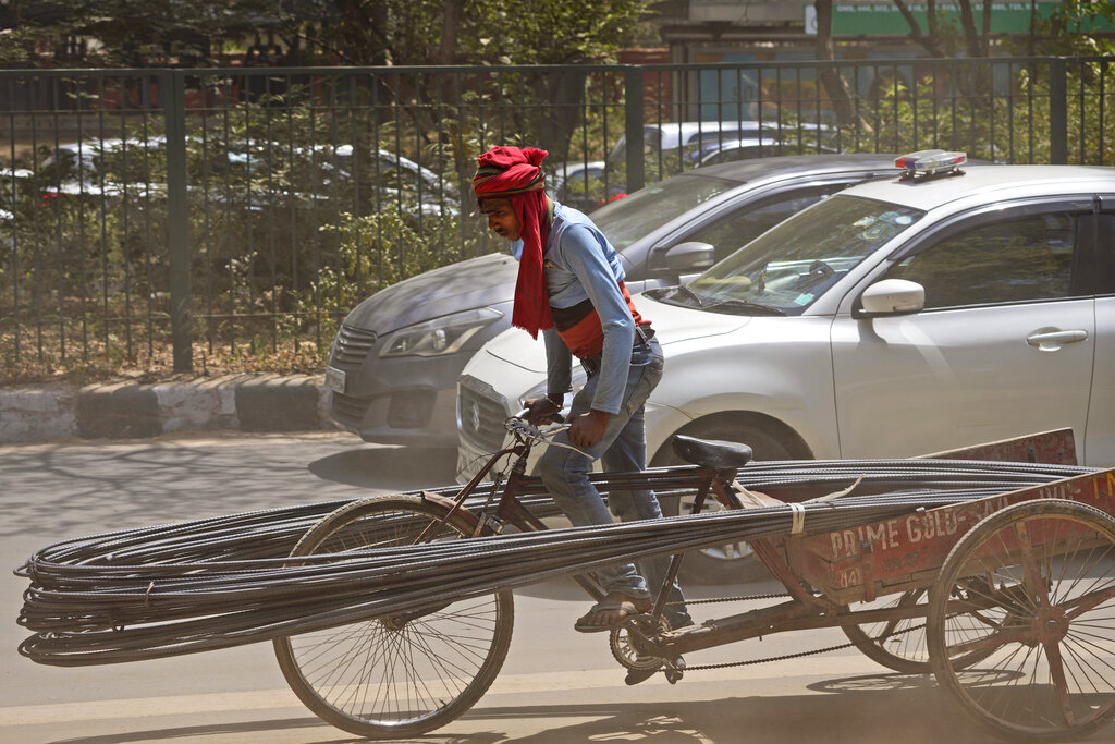 Con la llegada de la primavera, las temperaturas en India suben drásticamente. (AP)