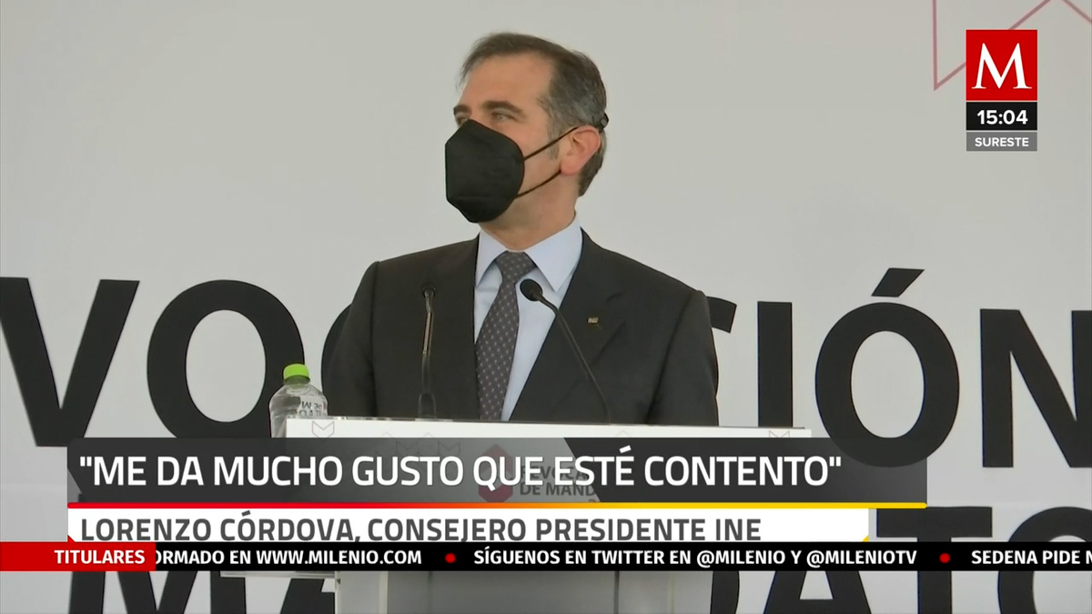“Me da gusto que esté contento con los resultados”: Lorenzo Córdova