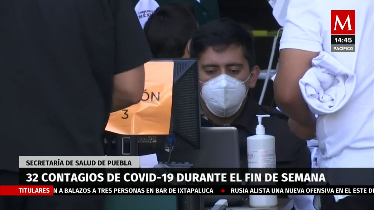 Puebla suma 32 contagios y una muerte por covid durante fin de semana