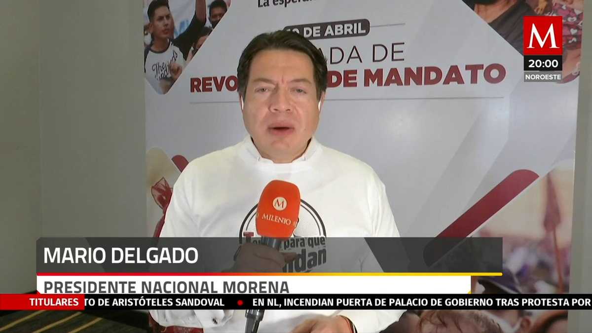 Se rayó el presidente con la revocación: Mario Delgado