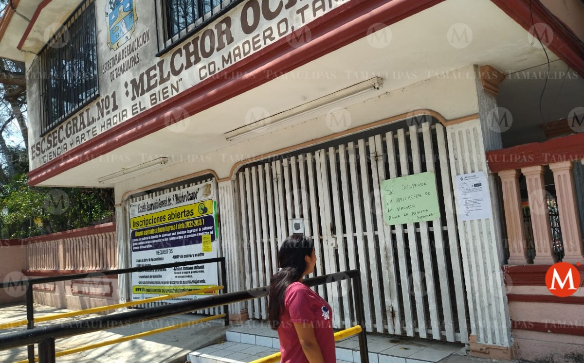 Suspenden vacunación en la Melchor Ocampo