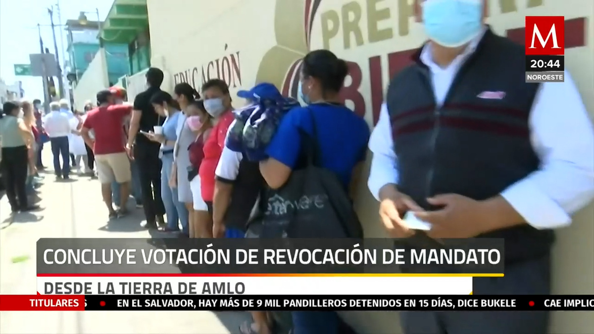 En Tabasco, votantes llenan casilla en el pueblo de AMLO