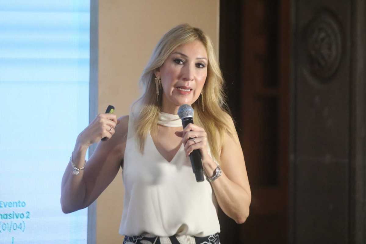 Alma Rosa Marroquín, secretaria de Salud en Nuevo León. Foto: Leonel Rocha.