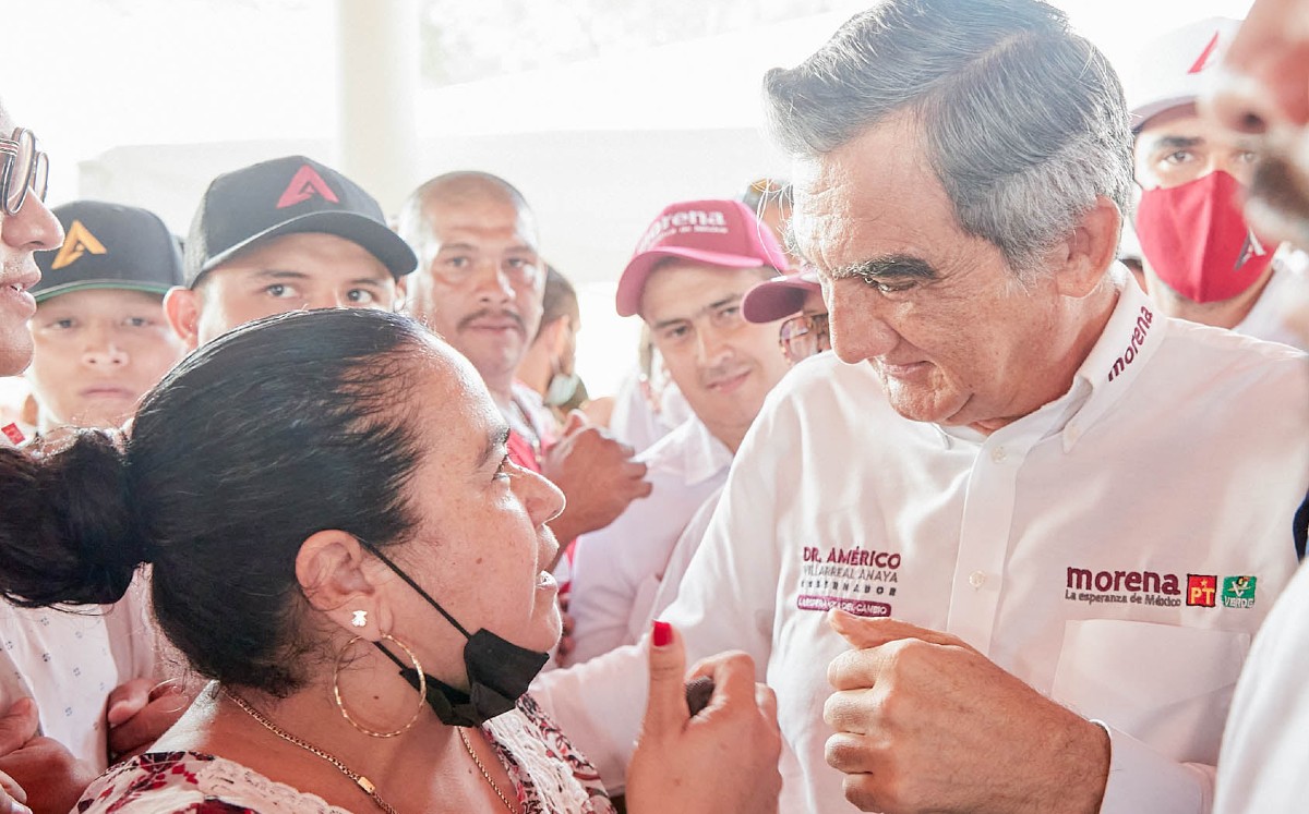 Américo Villarreal tiene primer evento de campaña en Ciudad Madero. (Especial)