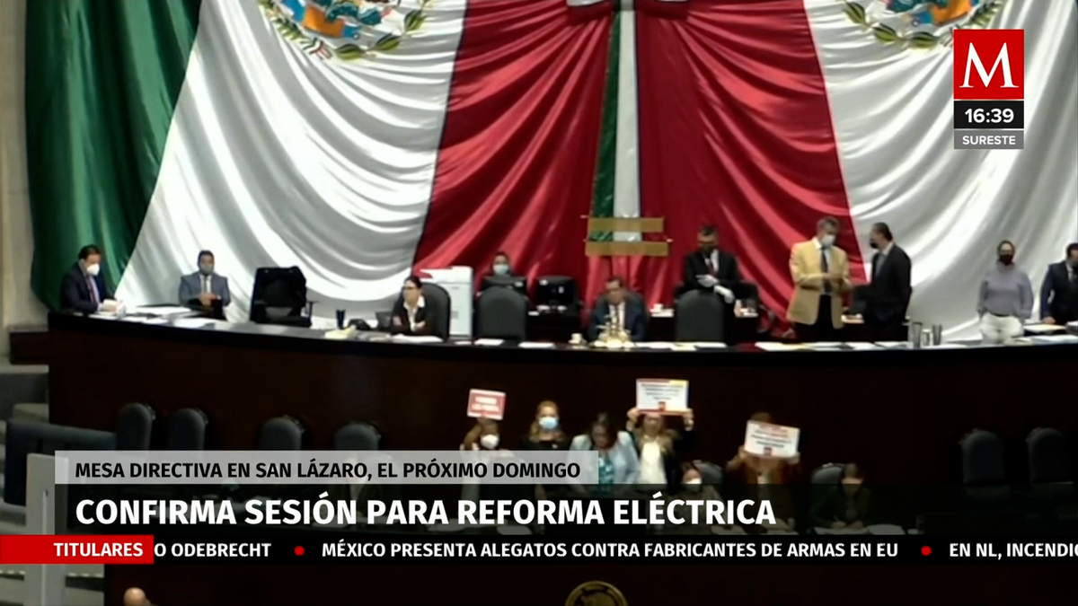 Mesa Directiva confirma sesión para votar reforma eléctrica