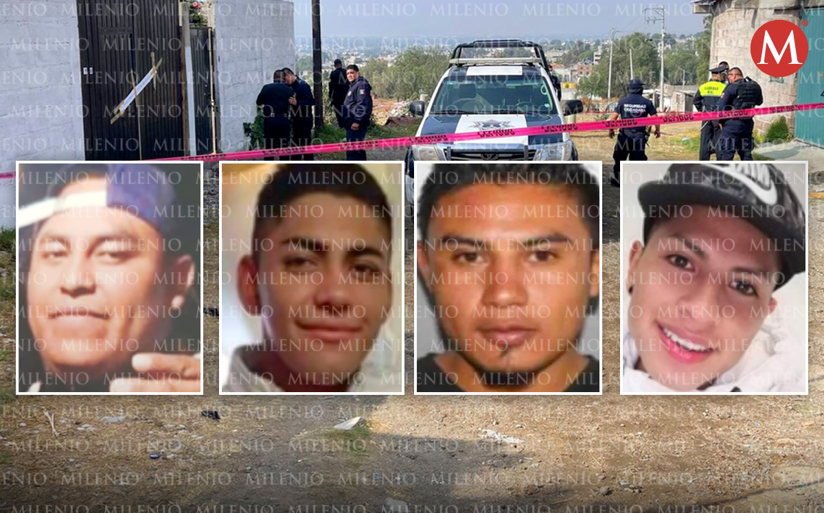 Personas que estarían ligadas a la masacre de Tultepec. (Especial)