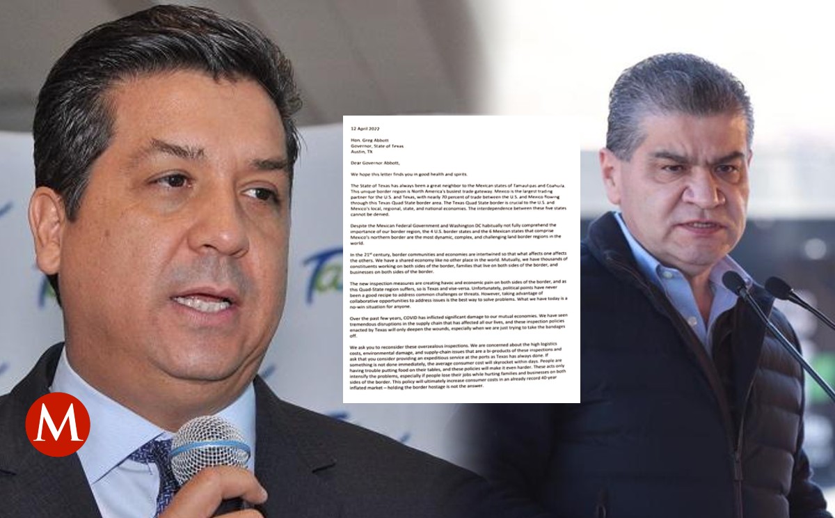 Tamaulipas y Coahuila piden a Texas reconsiderar inspección