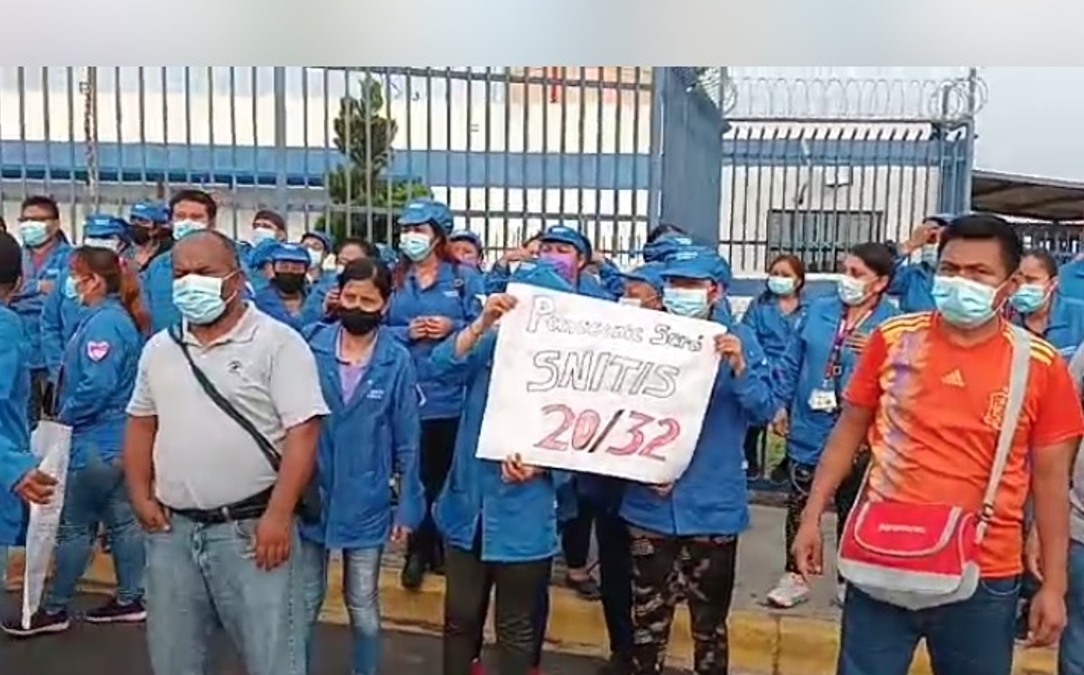 Trabajadores de Panasonic Reynosa se manifiestan con paro de labores
