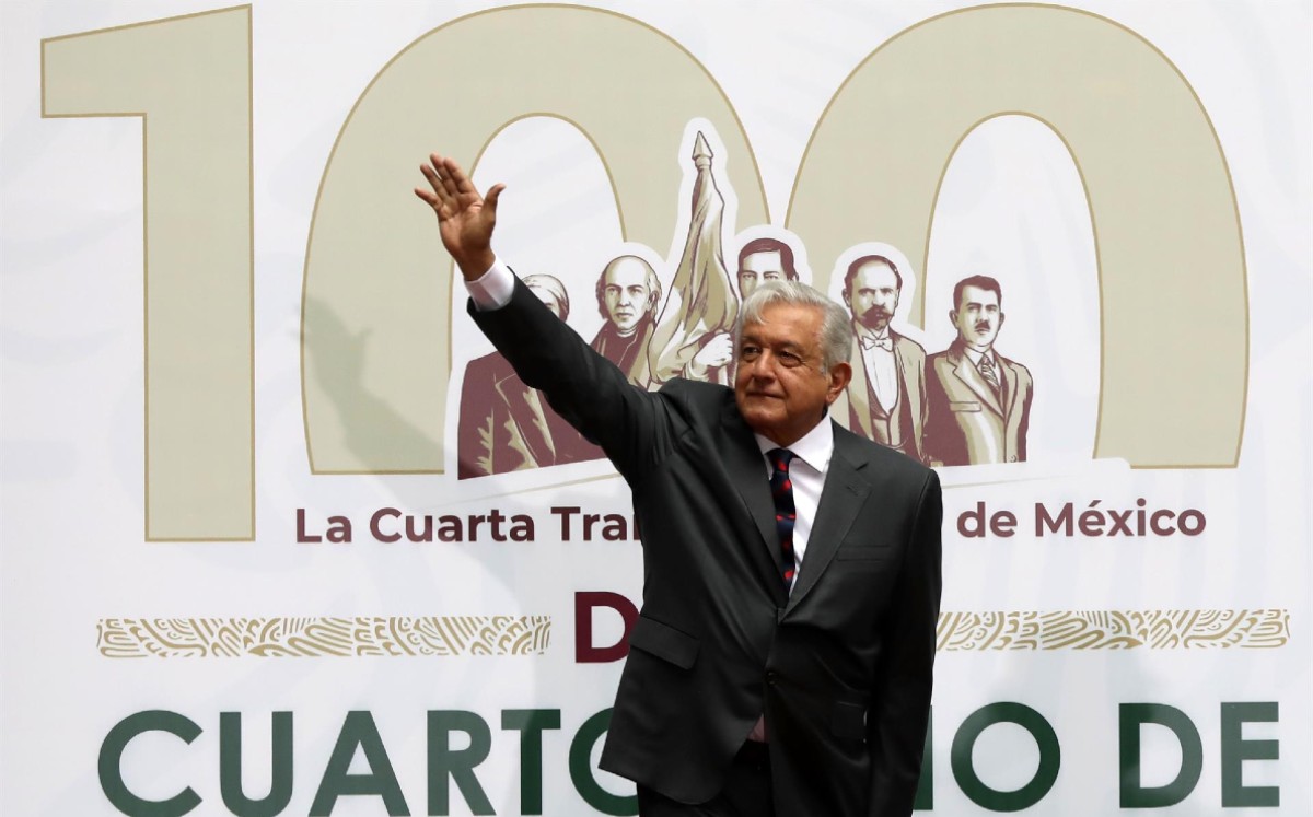 AMLO da informe por 100 días de su cuarto año de gobierno | EFE