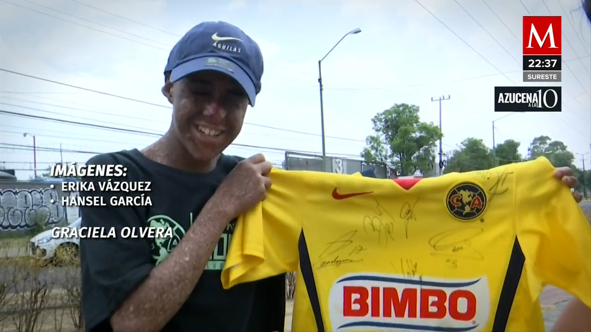 Club América le cumplen sueño a niño con cáncer