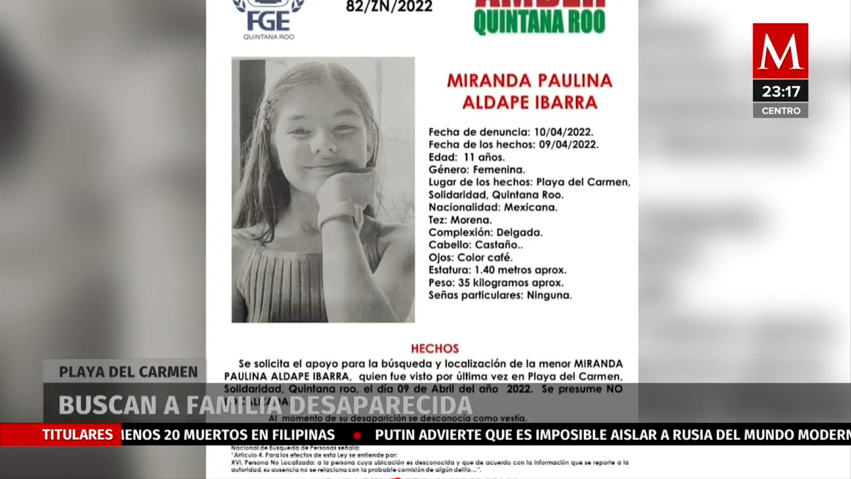 Desaparece familia regia en Playa del Carmen, Quintana Roo