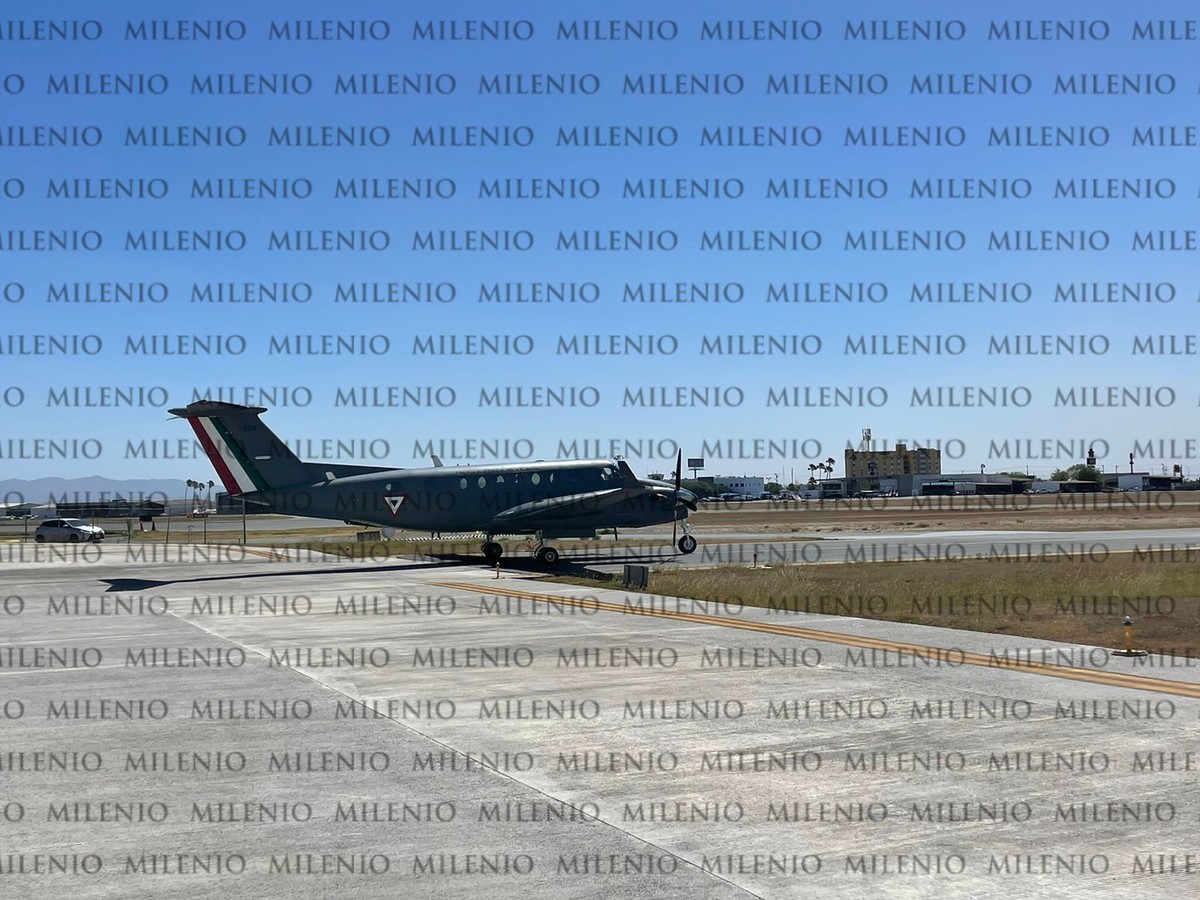 A las 11:28 horas de este miércoles despegó la aeronave rumbo al sur del área metropolitana. Foto: Víctor González