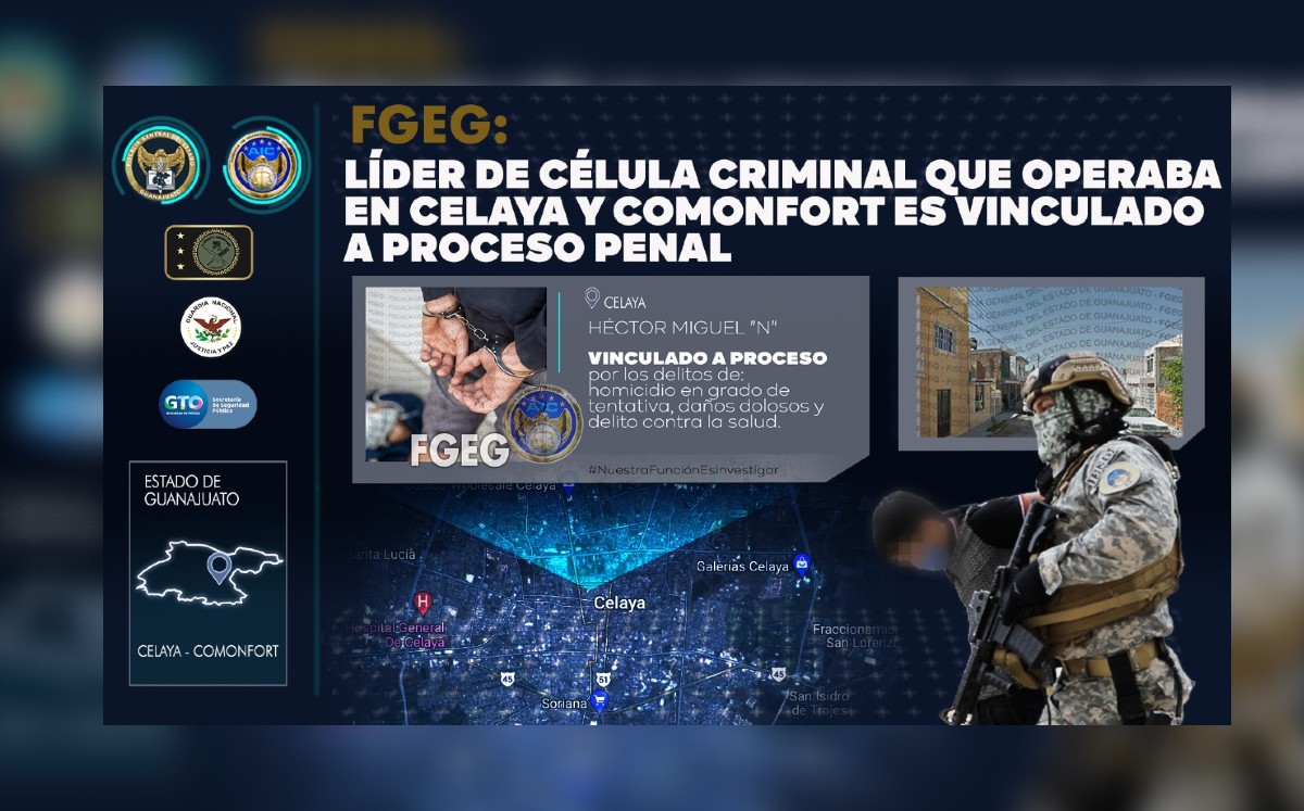 Ex policía es detenido vinculado en Celaya / Foto: Especial