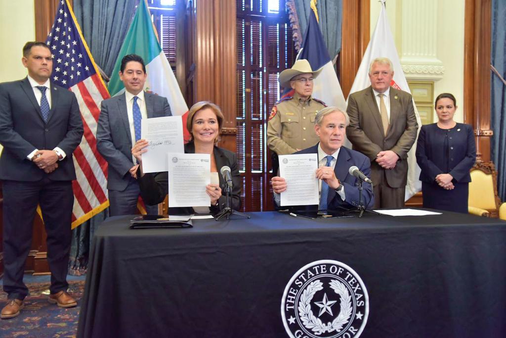 La gobernadora firmó el acuerdo con su homólogo | Especial