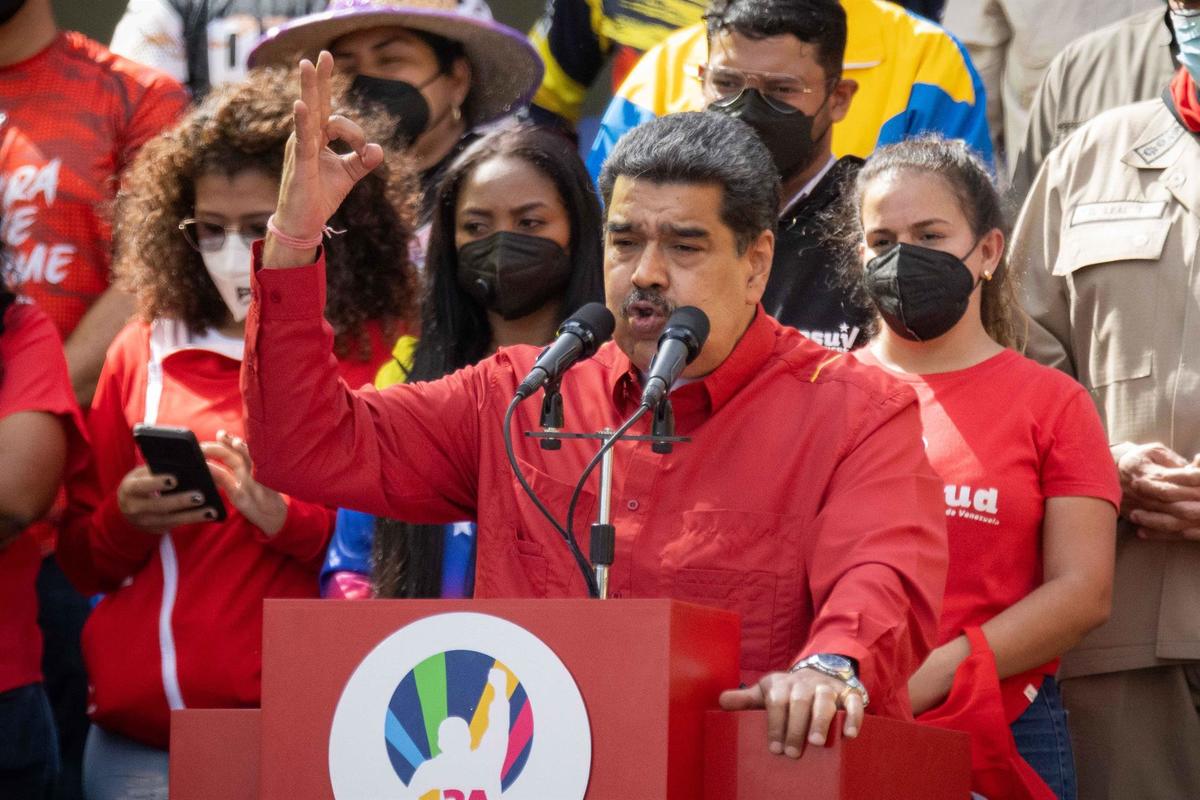 Nicolás Maduro afirmó que a EU le importa poco Venezuela y su gente (EFE)