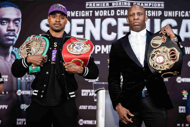 Regresa Errol Spence dispuesto a destronar a Yordenis Ugas (Amanda Westcott/SHOWTIME)