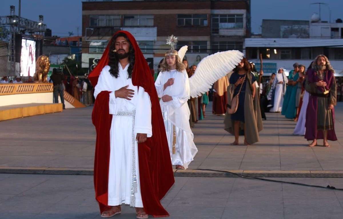Axel González interpreta a Jesús de Nazaret en la 179 representación de la Pasión de Cristo. | Juan Carlos Bautista