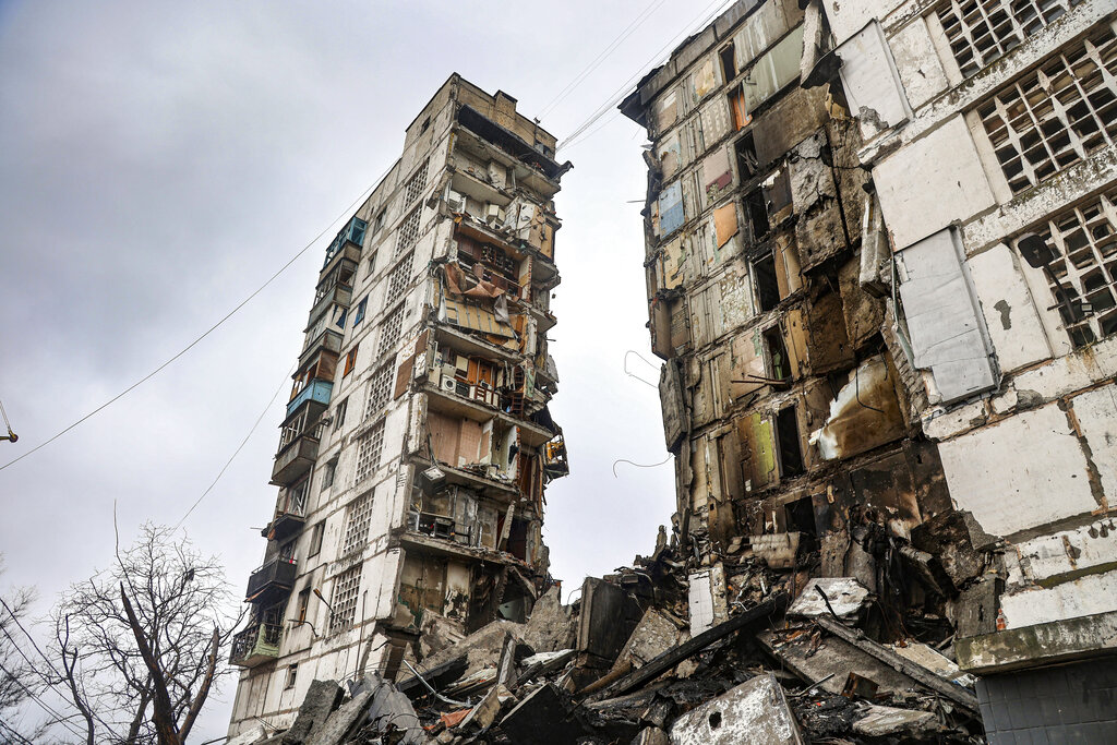 La ciudad de Mariúpol es de las más afectadas en Ucrania por los ataques de los rusos. | AP