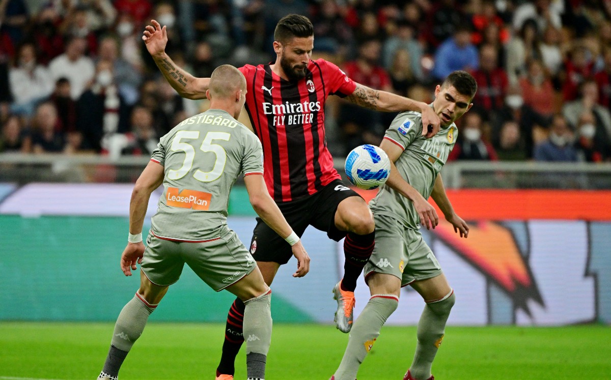 Con Johan Vásquez de titular, Genoa cae ante el AC Milán en la Serie A (Reuters)