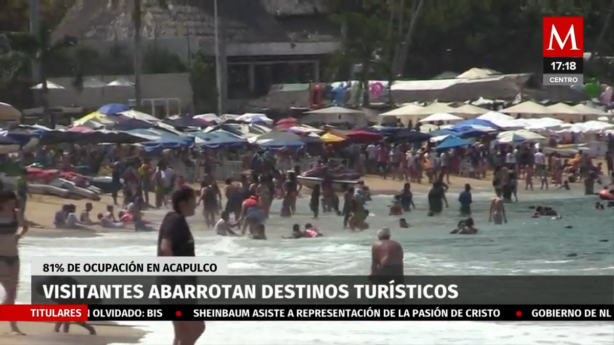 Ocupación hotelera en Acapulco es del 81%