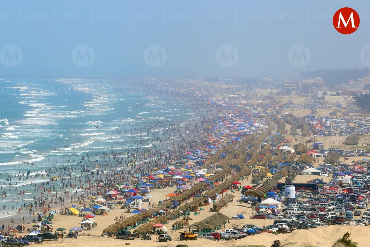 Playa Miramar hoy viernes 15 de abril de 2022 | Semana Santa Foto: Yazmín Sánchez