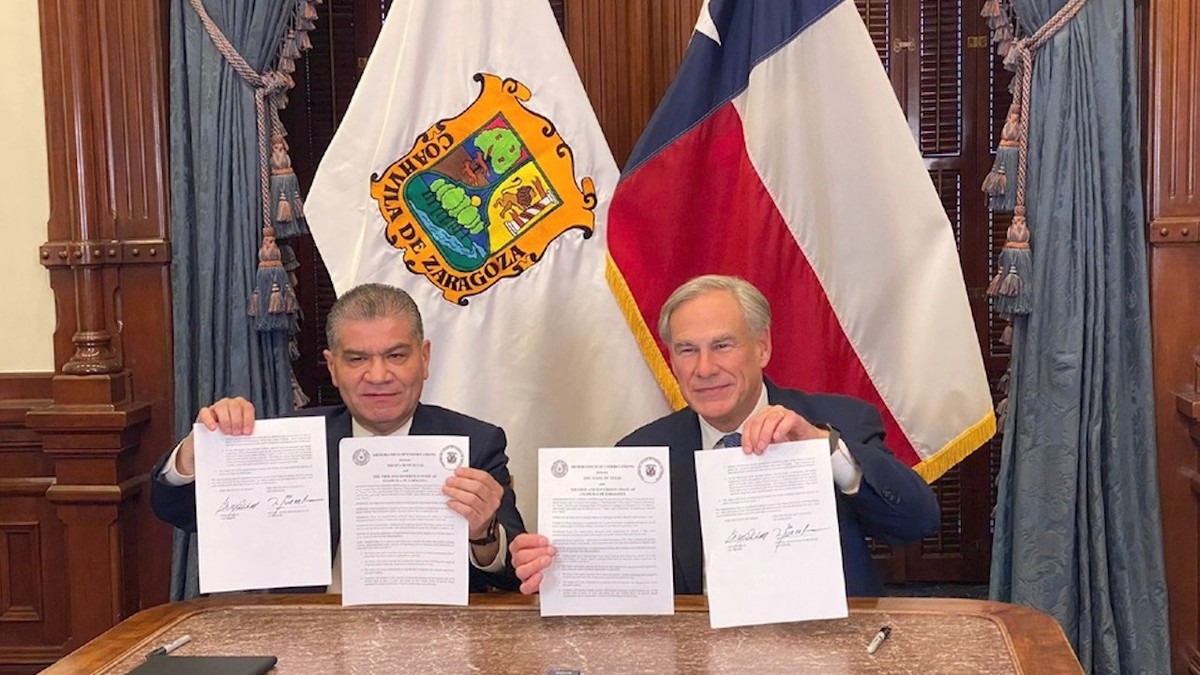 Texas y Coahuila acuerdan suspender inspecciones a camiones en la frontera