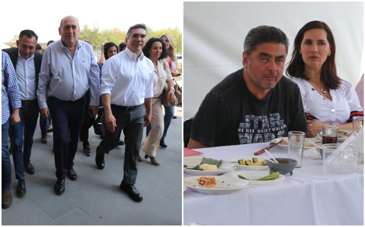 Cházaro ofreció a sus compañeros de bancada una comida con cortes de carne asada. | Javier Ríos