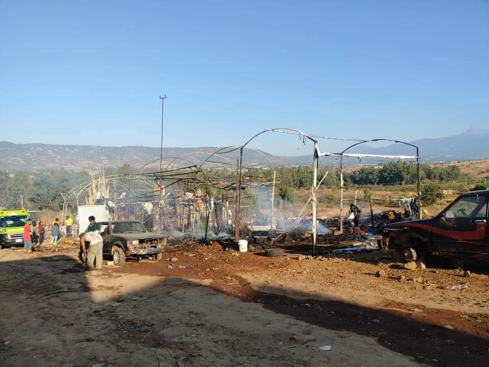 Incendio de central