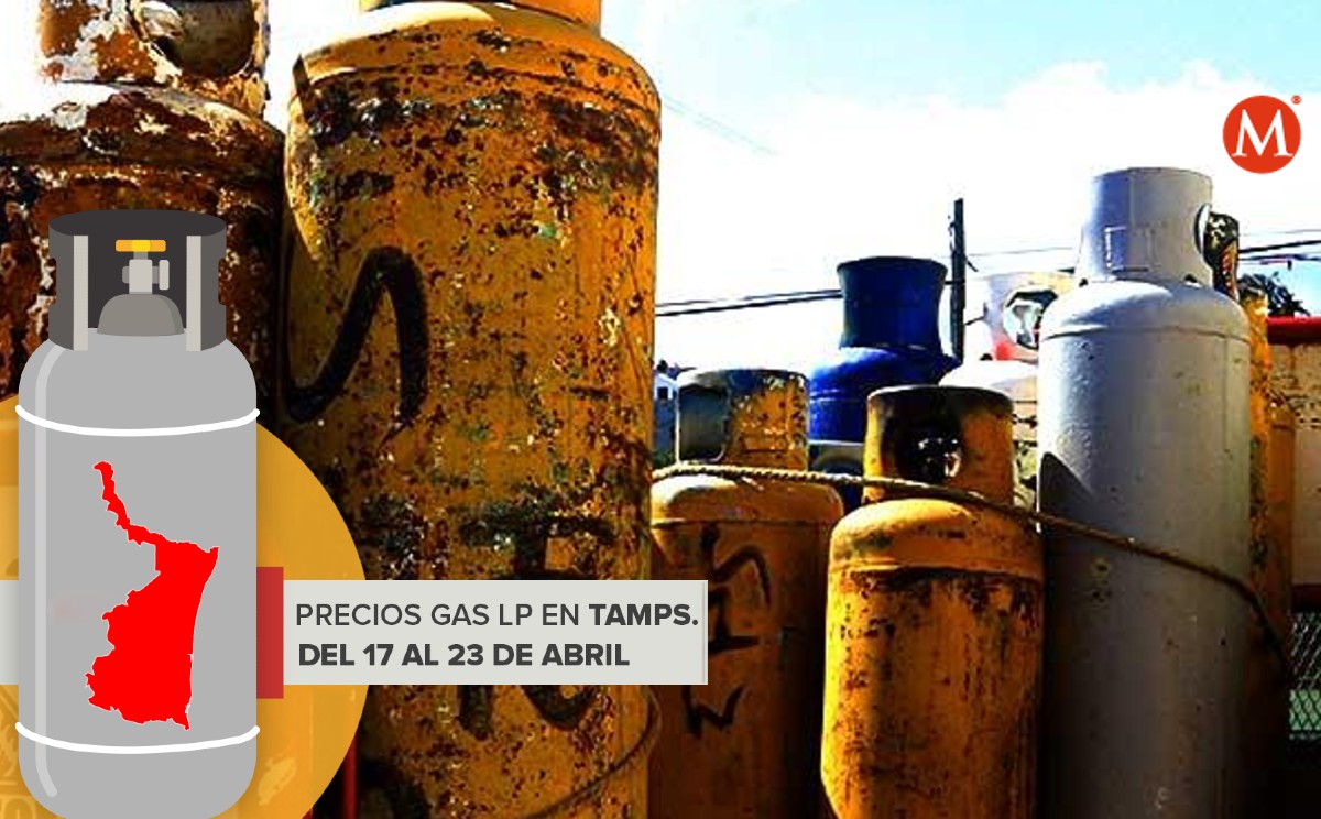 Precio del gas LP en Tamaulipas, abril 2022